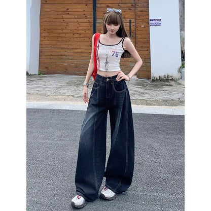 Women's American-style High Waist Machete Jeans