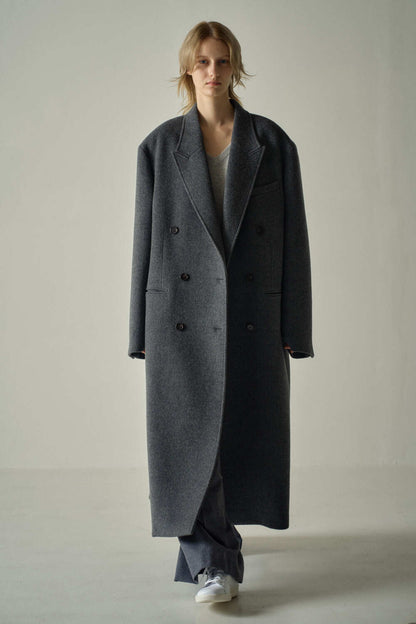 Loose And Lazy Style Thickened Woolen Coat