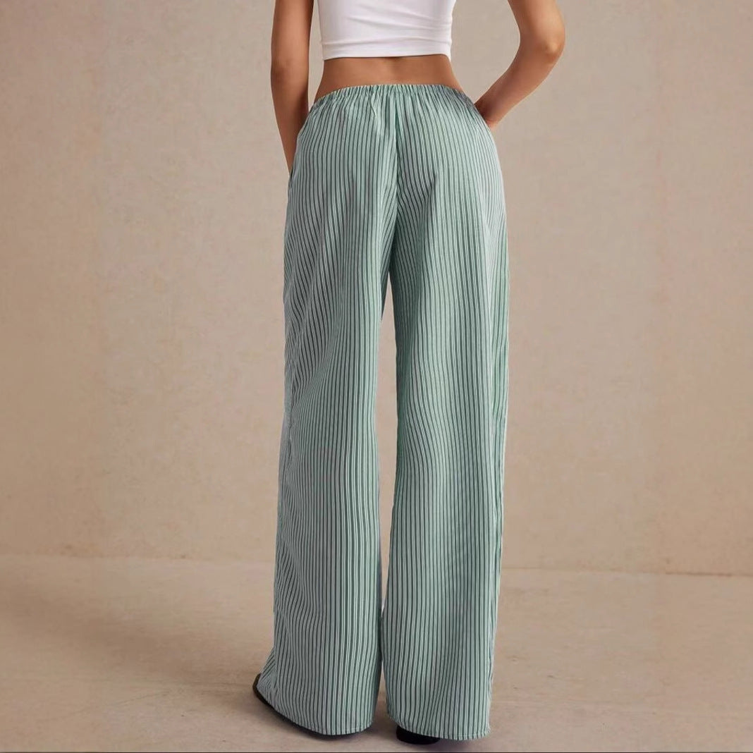 Women's Fashion Loose Straight Trousers